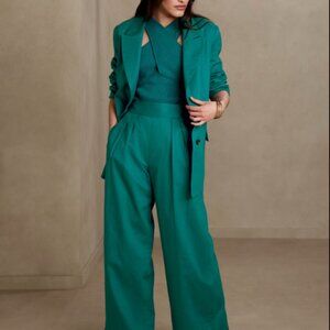 Banana Republic Linen-Cotton Boyfriend Blazer